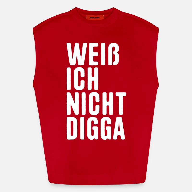 I don't know Digga Heavyweight Oversized Organic Tank Top Made in EU