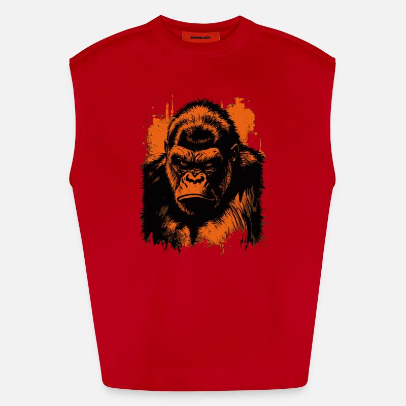 Gorille Débardeur bio épais oversize fabriqué en UE