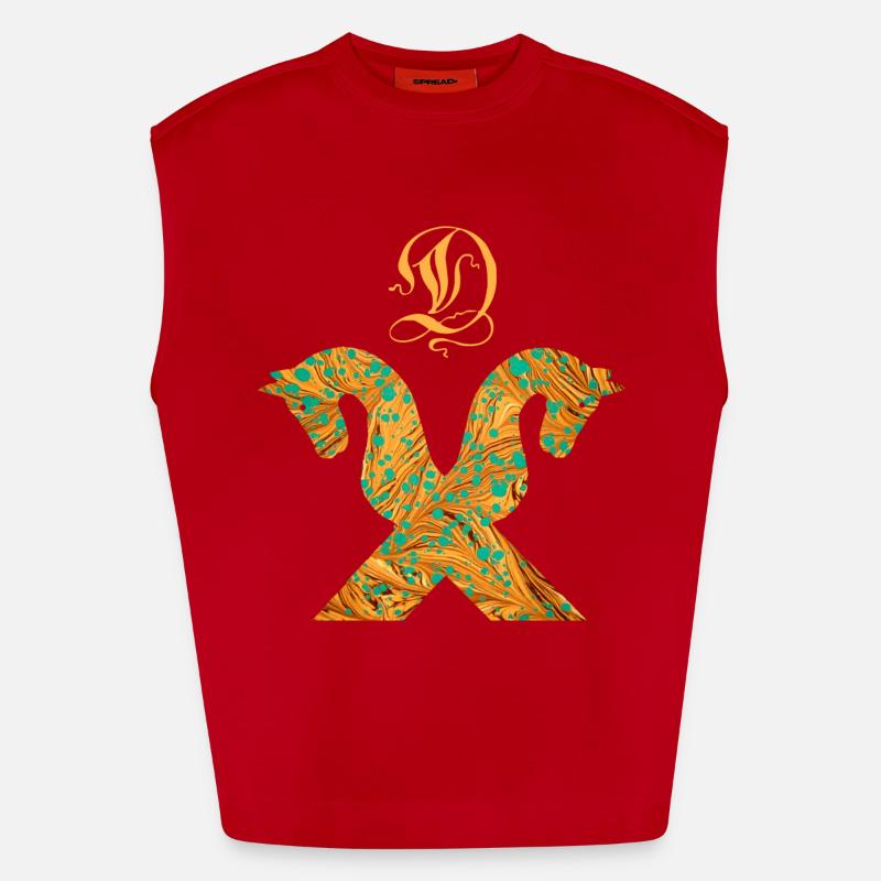 cheval pignon e 95 d Débardeur bio épais oversize fabriqué en UE