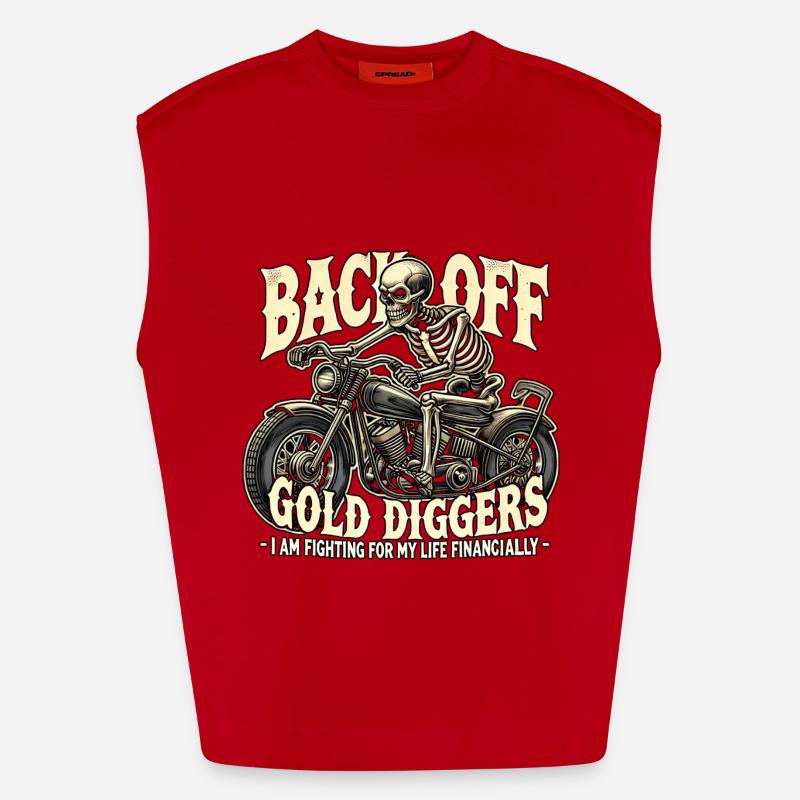 NO GOLD DIGGERS ALLOWED Heavyweight Oversized Organic Tank Top Made in EU