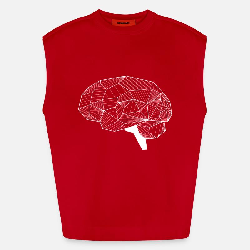 Brain Heavyweight Oversized Organic Tank Top Made in EU