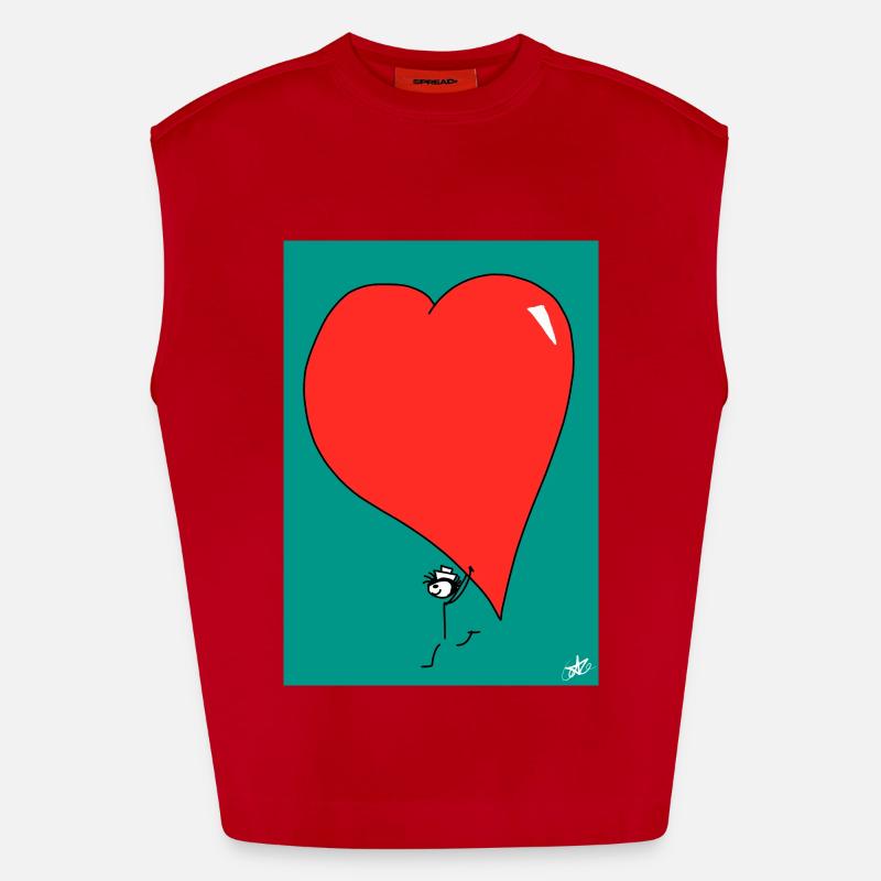 Obietnice żeglarzy Kuoro Ekologiczny tank top oversize z grubego materiału wyprodukowana w UE