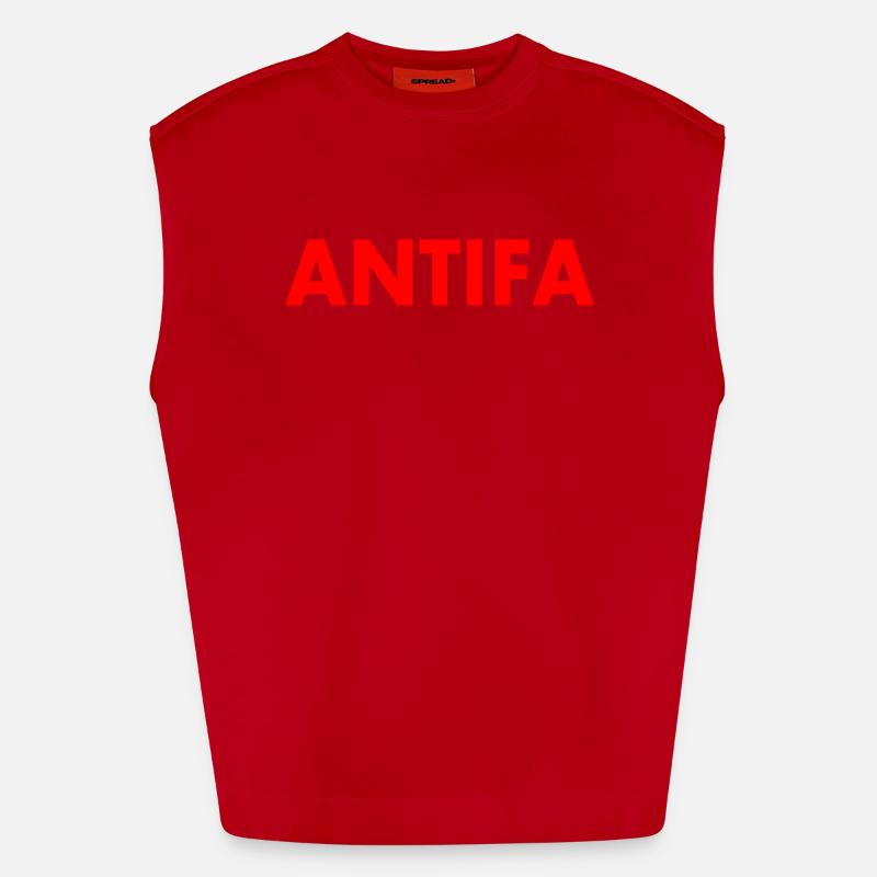Antifa Débardeur bio épais oversize fabriqué en UE