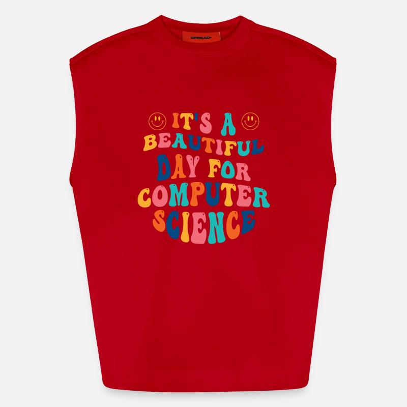 Informatik Studentin Heavyweight Oversized Organic Tank Top Made in EU