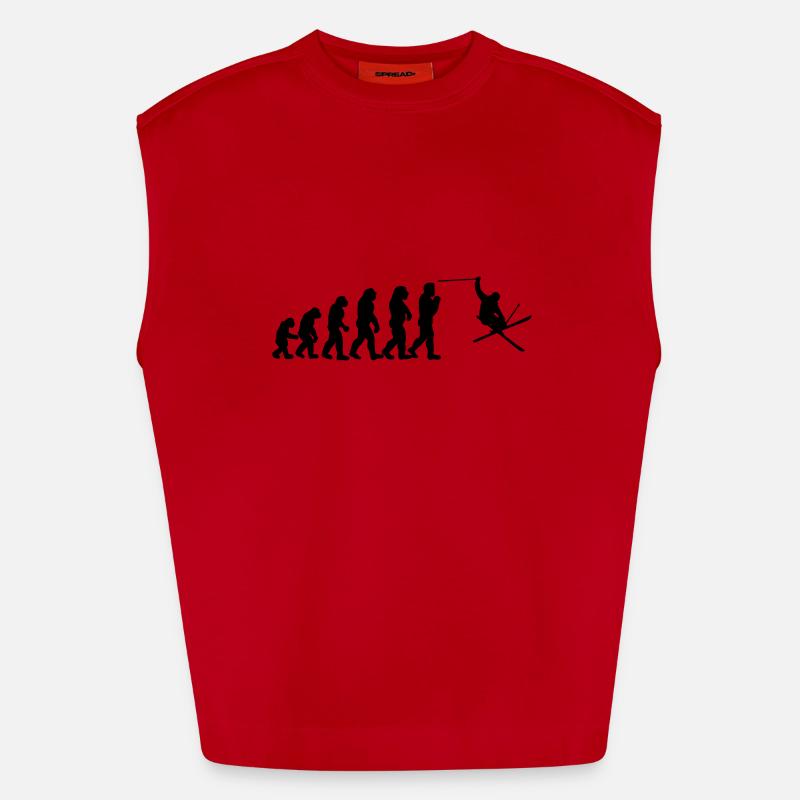 Ski Evolution Débardeur bio épais oversize fabriqué en UE