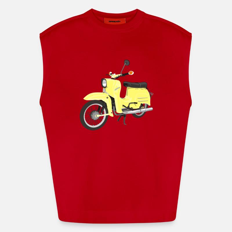 Simson Schwalbe Débardeur bio épais oversize fabriqué en UE