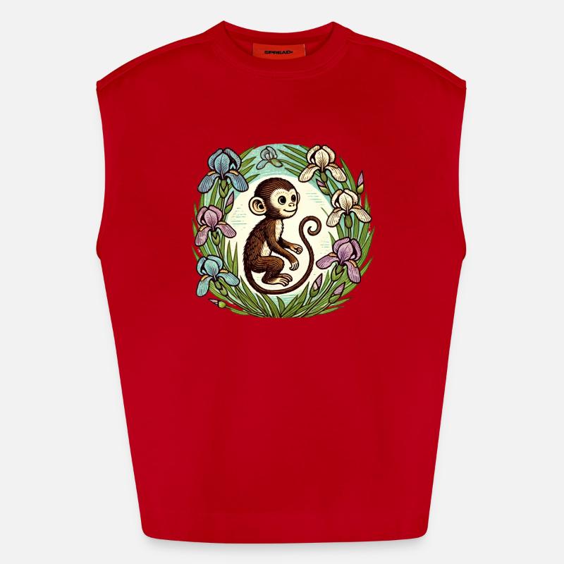 Iris Monkey Heavyweight Oversized Organic Tank Top Made in EU