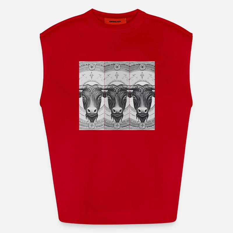 Sternzeichen Widder Heavyweight Oversized Organic Tank Top Made in EU