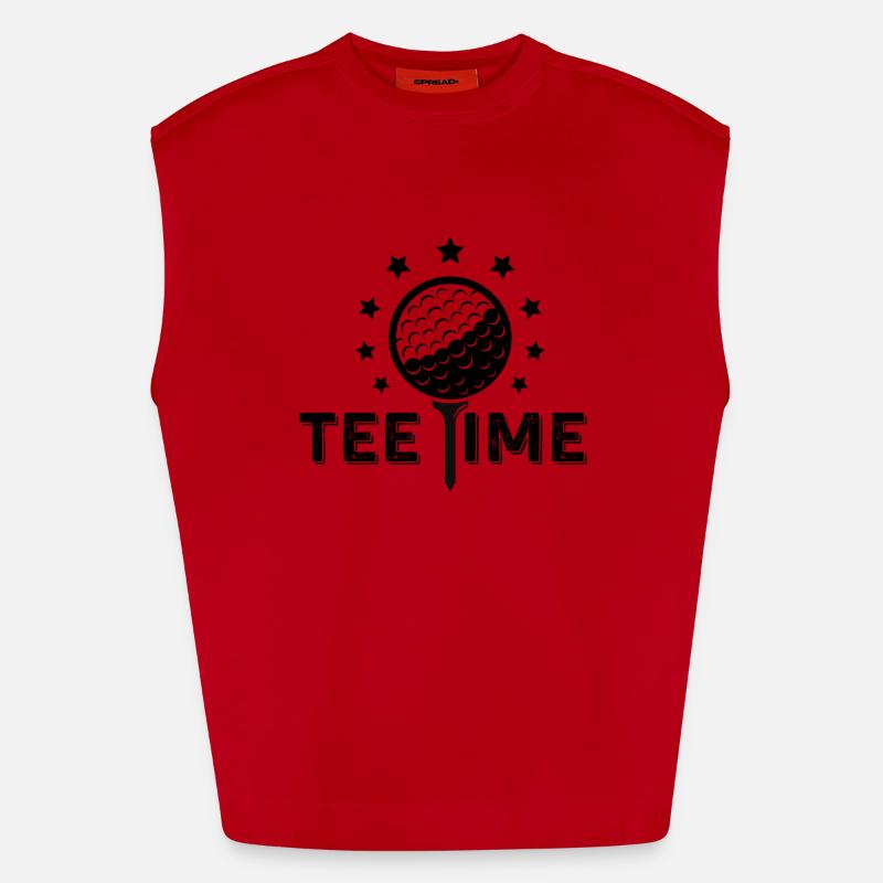 Tee Time ! Débardeur bio épais oversize fabriqué en UE