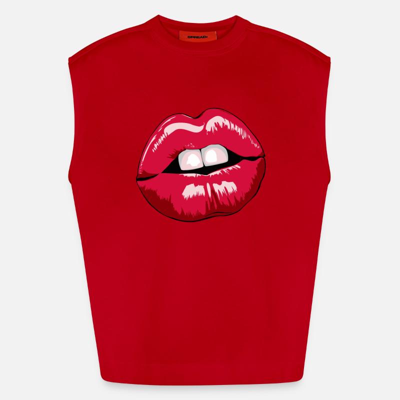 LIPS Heavyweight Oversized Organic Tank Top Made in EU