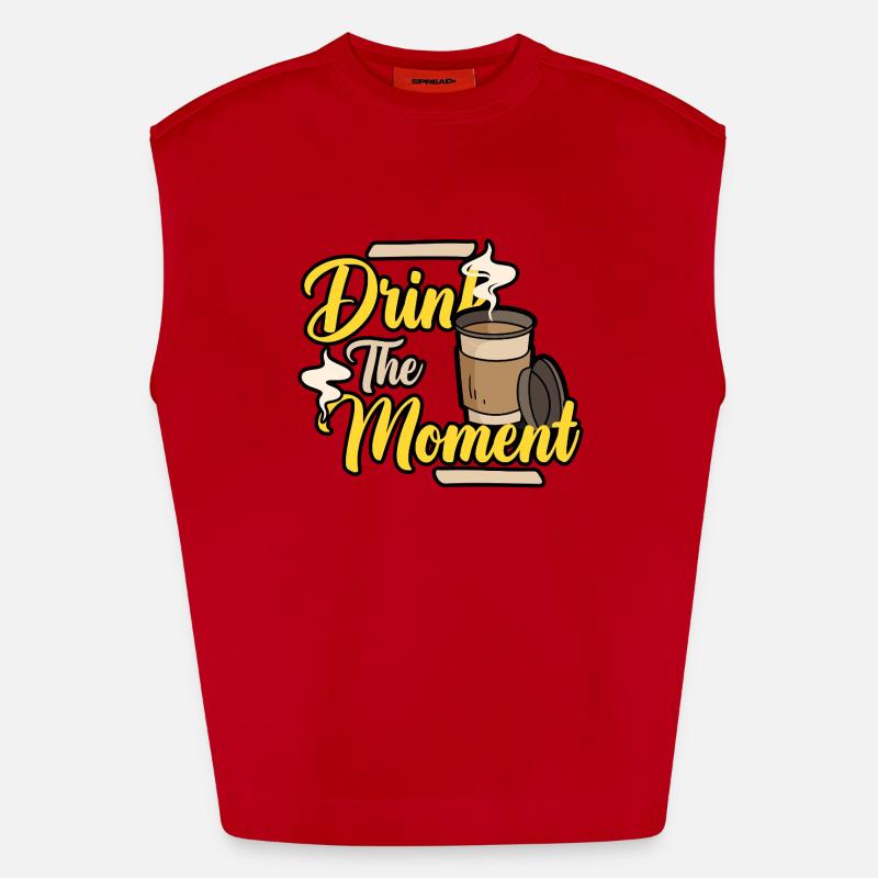 Pause café Débardeur bio épais oversize fabriqué en UE