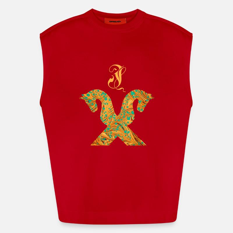 Pignon pour chevaux E 95 J Débardeur bio épais oversize fabriqué en UE