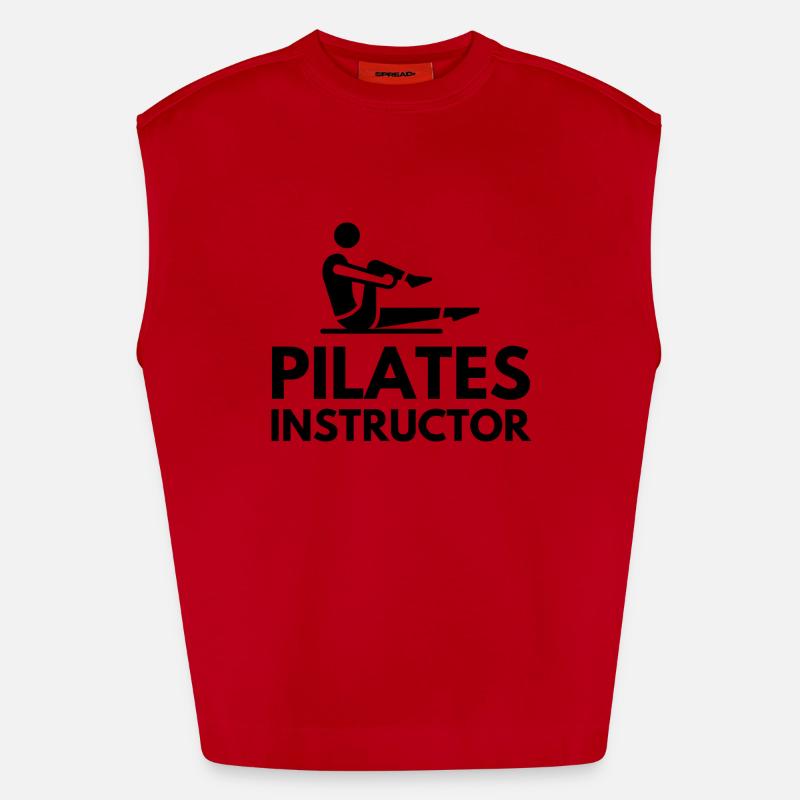 Pilates instructor Heavyweight Oversized Organic Tank Top Made in EU