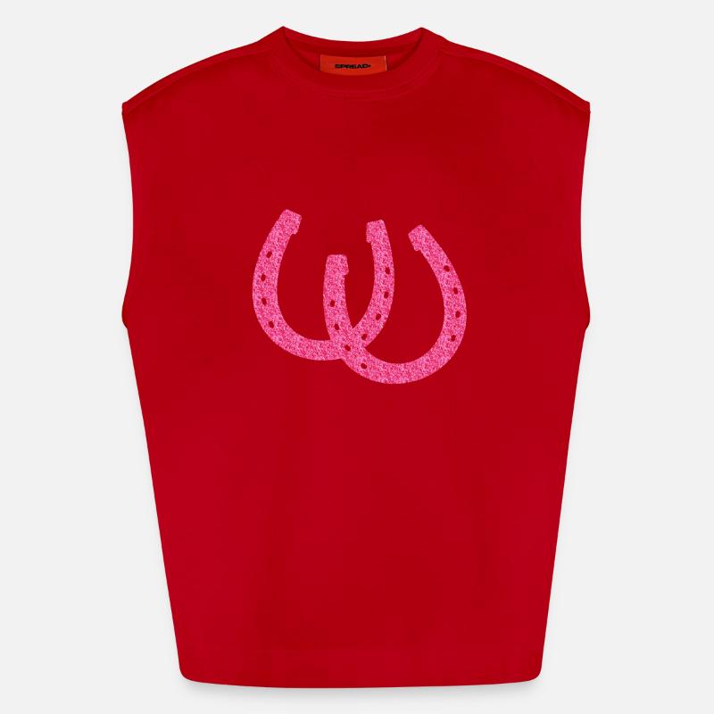 sparkling horseshoes Heavyweight Oversized Organic Tank Top Made in EU