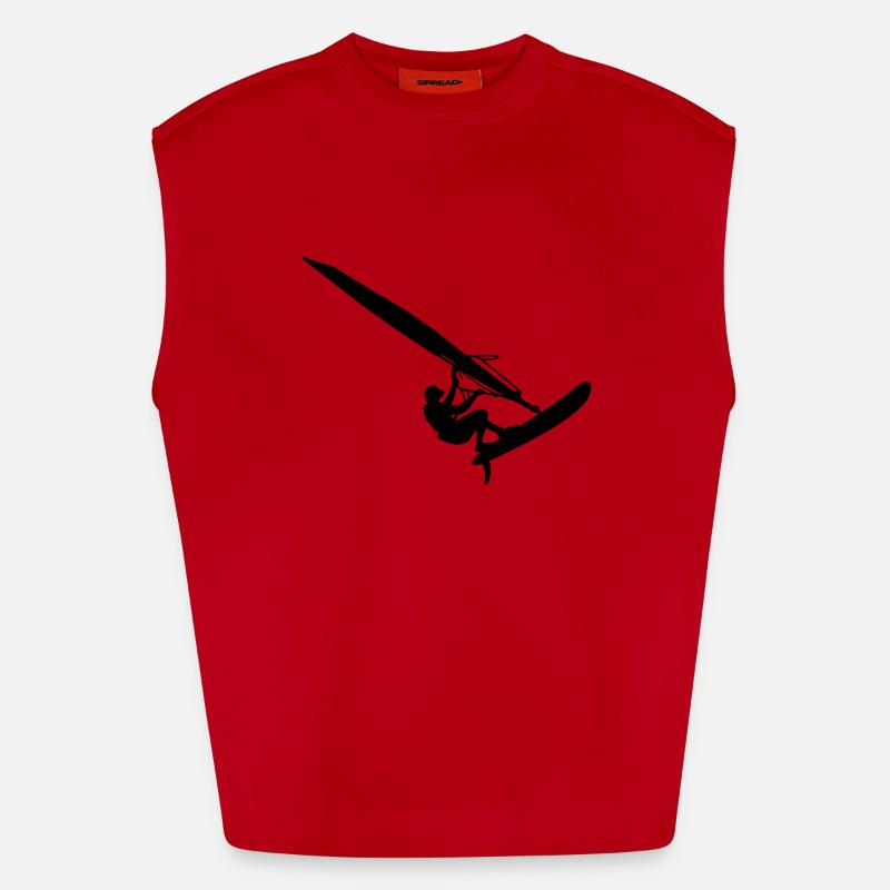 Windsurfer Débardeur bio épais oversize fabriqué en UE