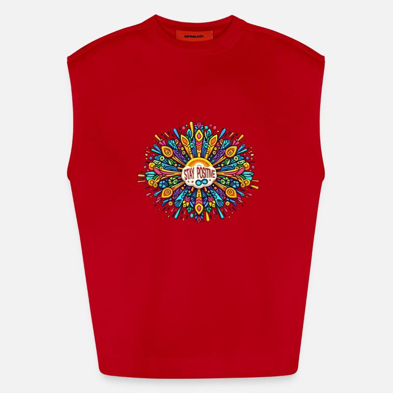 reste positif Débardeur bio épais oversize fabriqué en UE