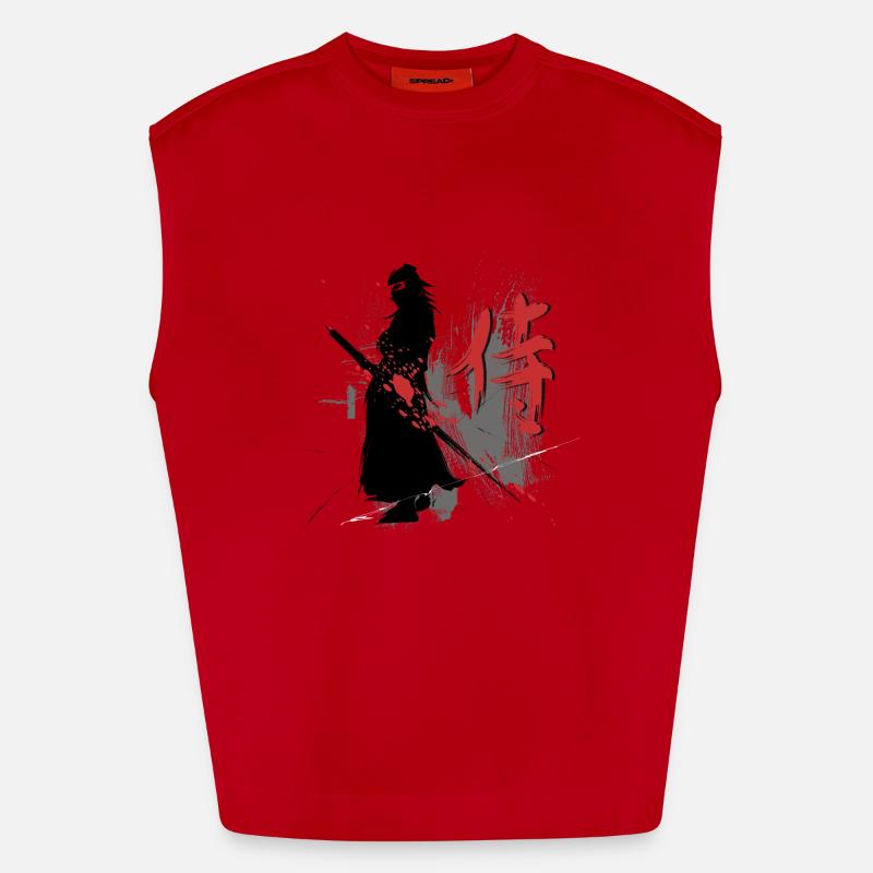 samurai Heavyweight Oversized Organic Tank Top Made in EU