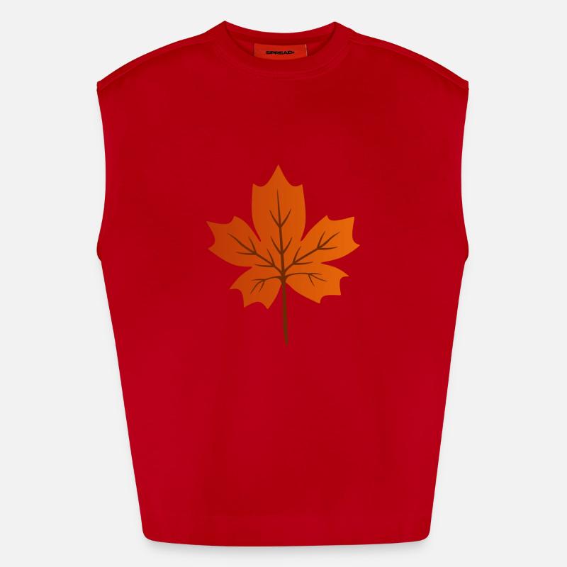Maple Leaf Heavyweight Oversized Organic Tank Top Made in EU