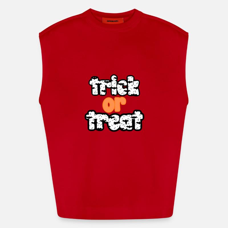 Süßes oder Saures - Heavyweight Oversized Organic Tank Top Made in EU - Rot