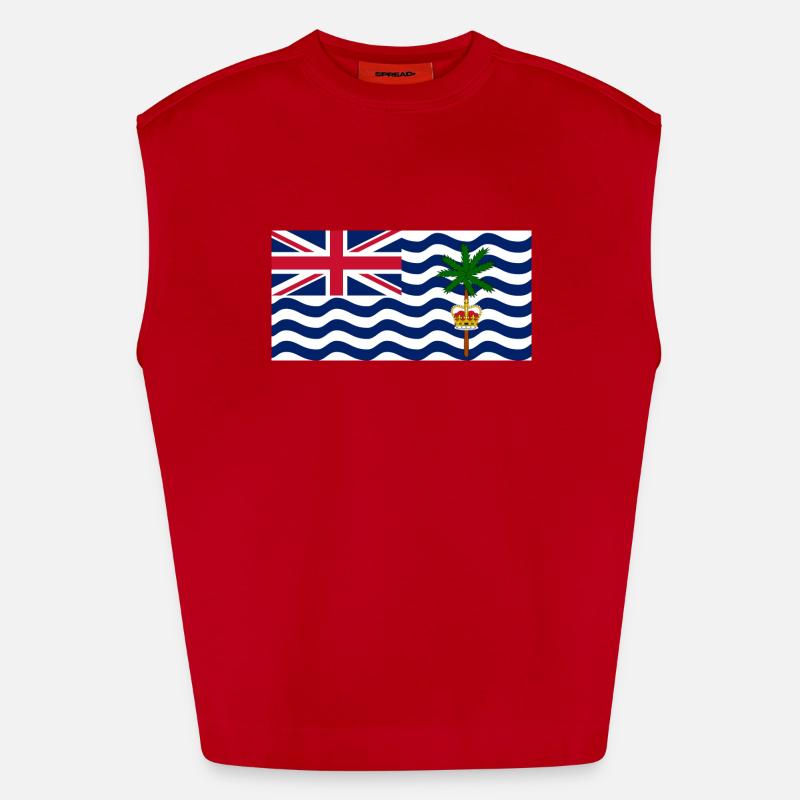 Britisches Territorium im Indischen Ozean Heavyweight Oversized Organic Tank Top Made in EU