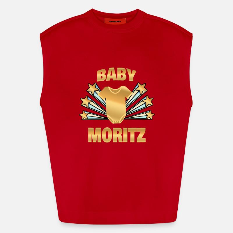 Moritz comme naissance Débardeur bio épais oversize fabriqué en UE