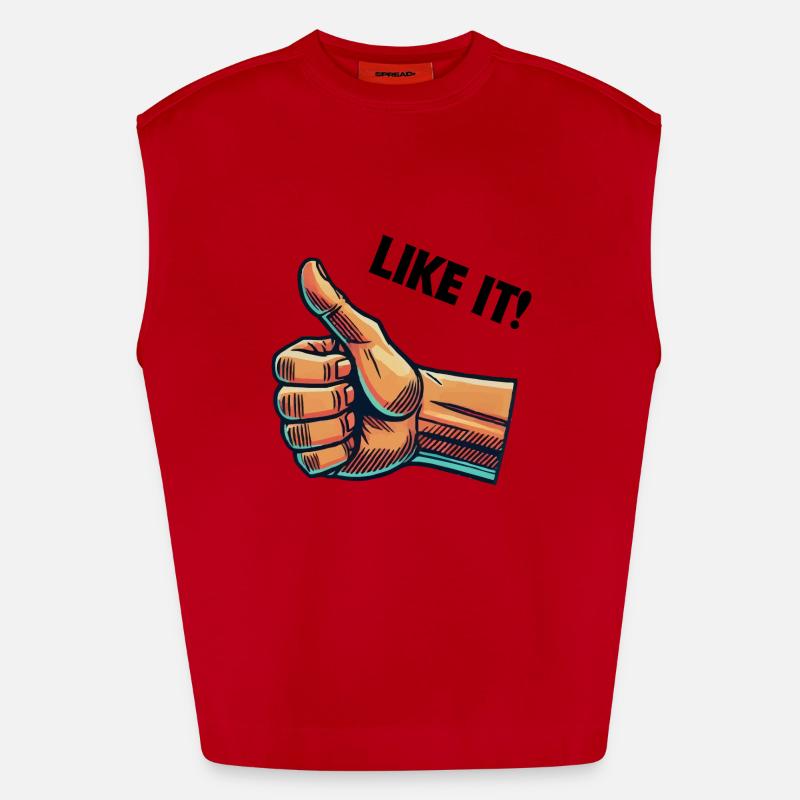 comme main Débardeur bio épais oversize fabriqué en UE