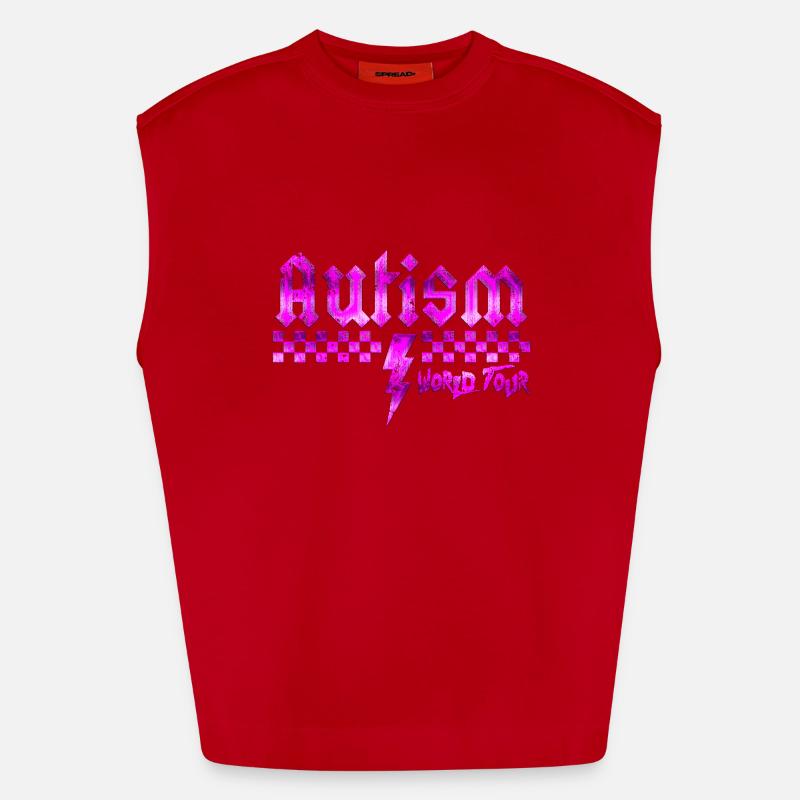 Autismus-Bewusstsein: anders, anders, besser Heavyweight Oversized Organic Tank Top Made in EU