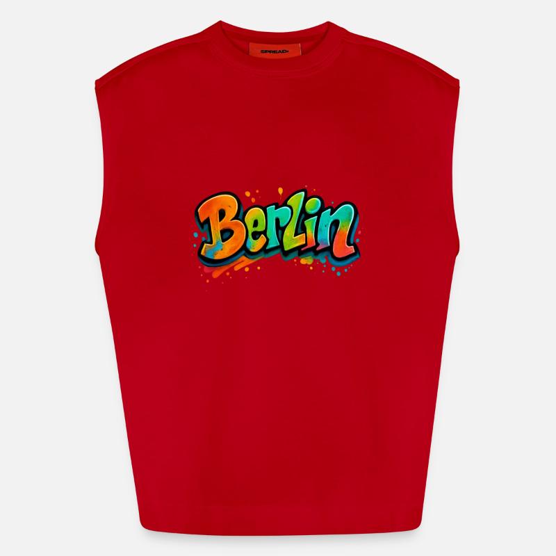 Berlin Heavyweight Oversized Organic Tank Top Made in EU