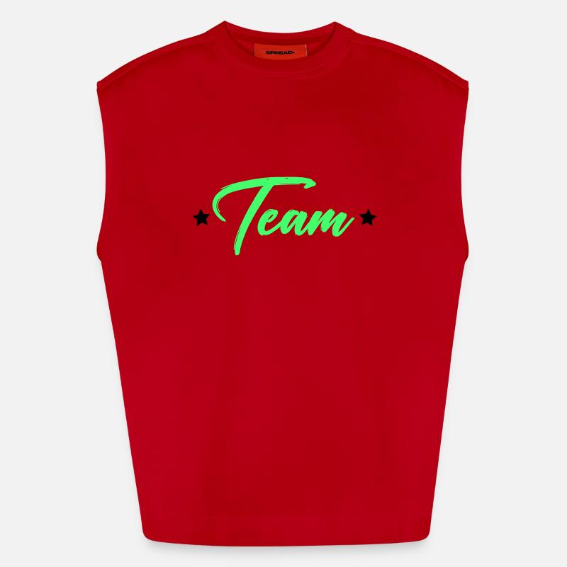 Team Heavyweight Oversized Organic Tank Top Made in EU