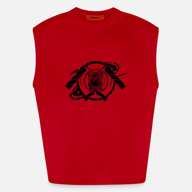 PAINTER CRAFTS WORK WORKS CONSTRUCTION PAINTER Heavyweight Oversized Organic Tank Top Made in EU