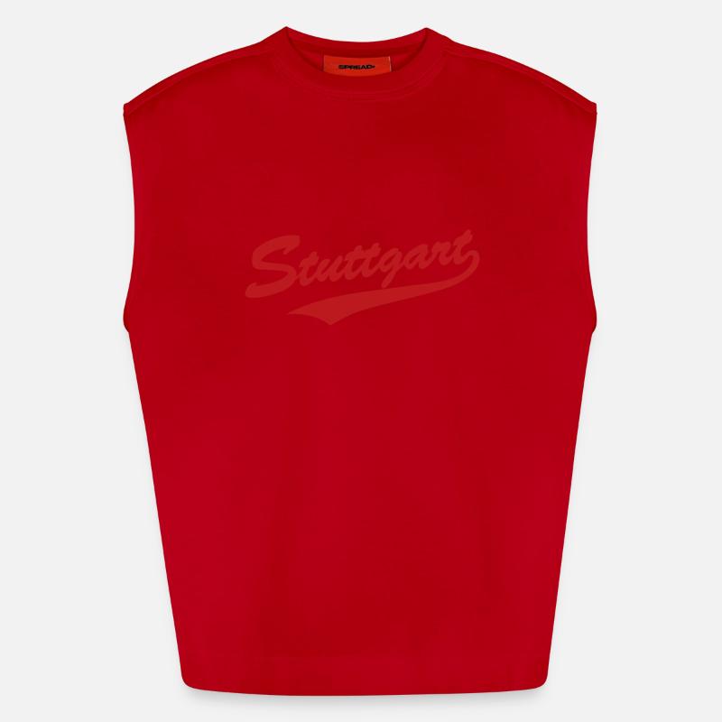 Stuttgart Baseball-Style Heavyweight Oversized Organic Tank Top Made in EU