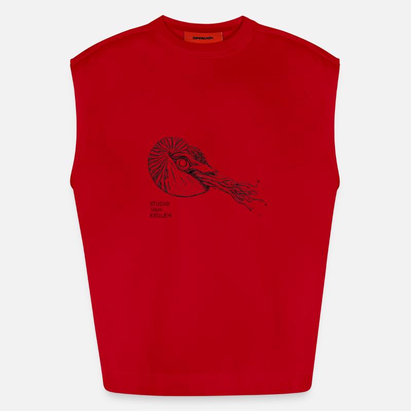 Studio Van Keulen - Odd fish Heavyweight Oversized Organic Tank Top Made in EU