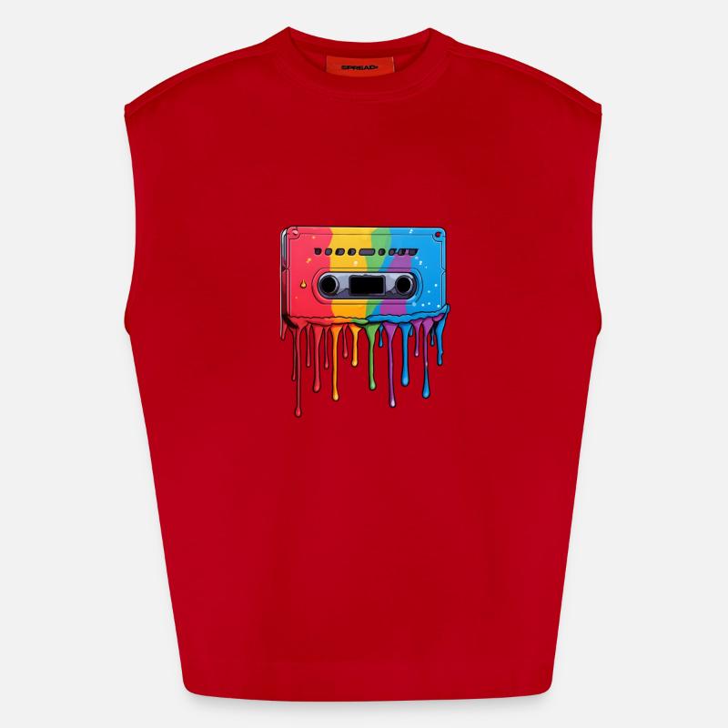 Cassette Drops Heavyweight Oversized Organic Tank Top Made in EU