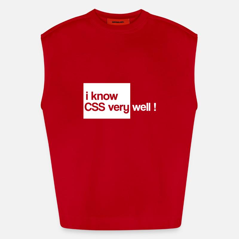 Ich weiß, css html sehr gut Heavyweight Oversized Organic Tank Top Made in EU