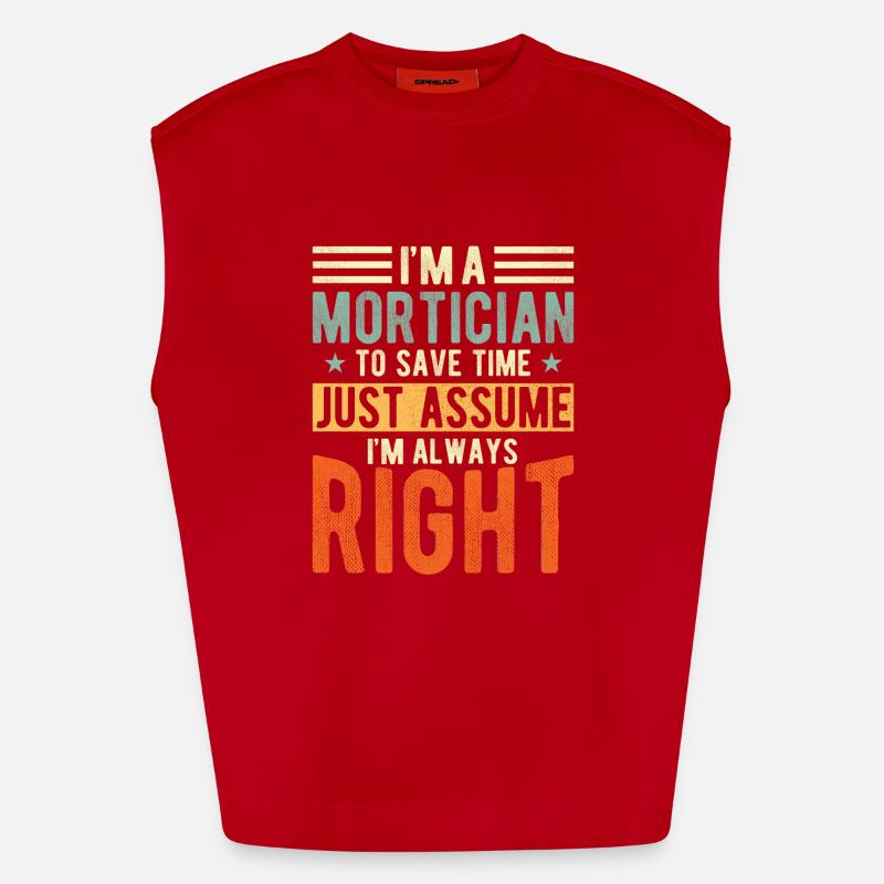 Undertaker Heavyweight Oversized Organic Tank Top Made in EU