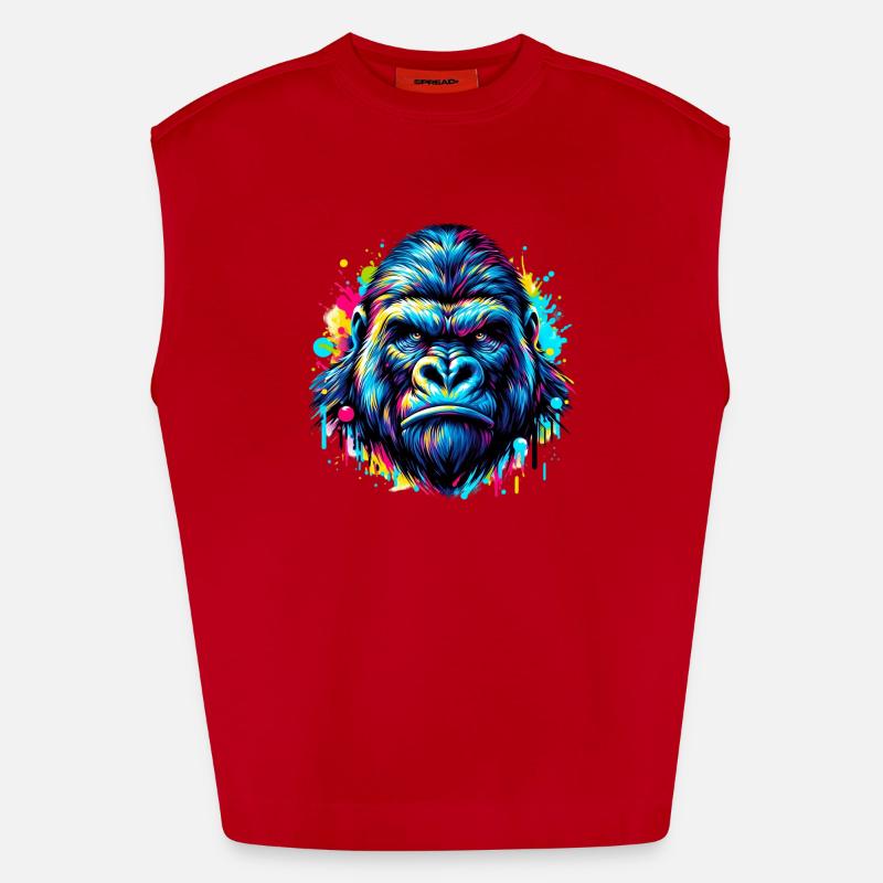 Gorille Débardeur bio épais oversize fabriqué en UE