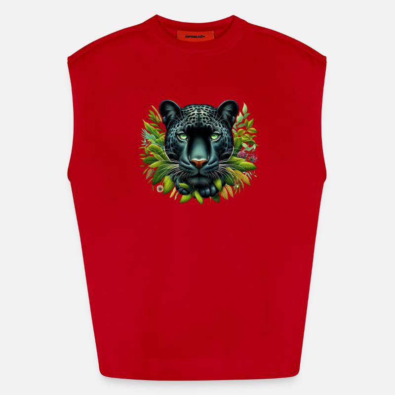 Panthère Débardeur bio épais oversize fabriqué en UE