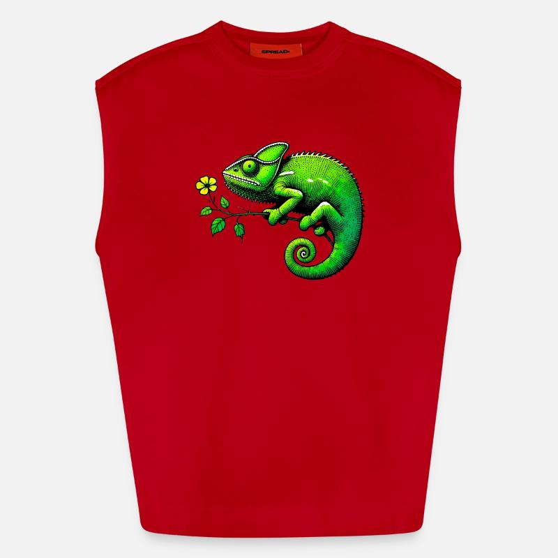 Caméléon Débardeur bio épais oversize fabriqué en UE