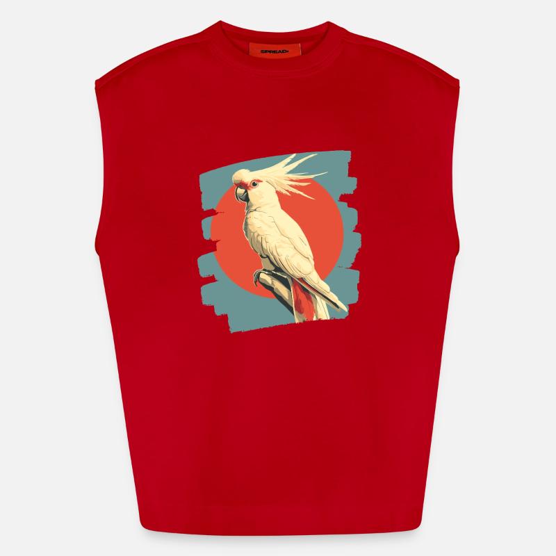 Cacatoès Débardeur bio épais oversize fabriqué en UE