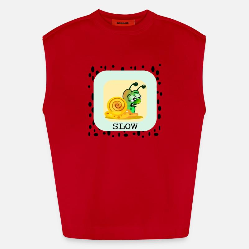 LANGSAME SCHNECKE Heavyweight Oversized Organic Tank Top Made in EU