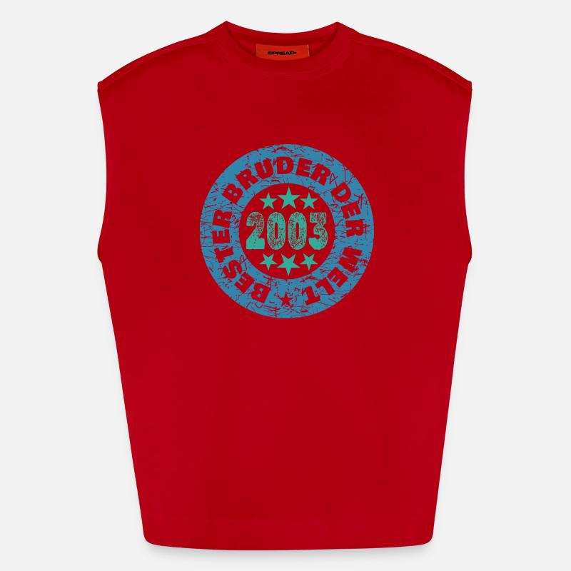 2003 Débardeur bio épais oversize fabriqué en UE