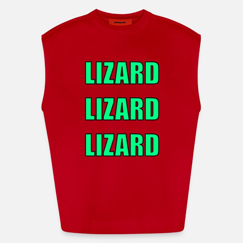 Echsen-Echo Heavyweight Oversized Organic Tank Top Made in EU