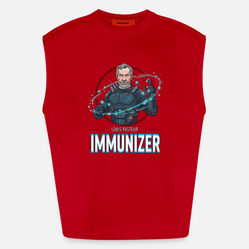Pasteur-Immunizer-Rüstung Heavyweight Oversized Organic Tank Top Made in EU