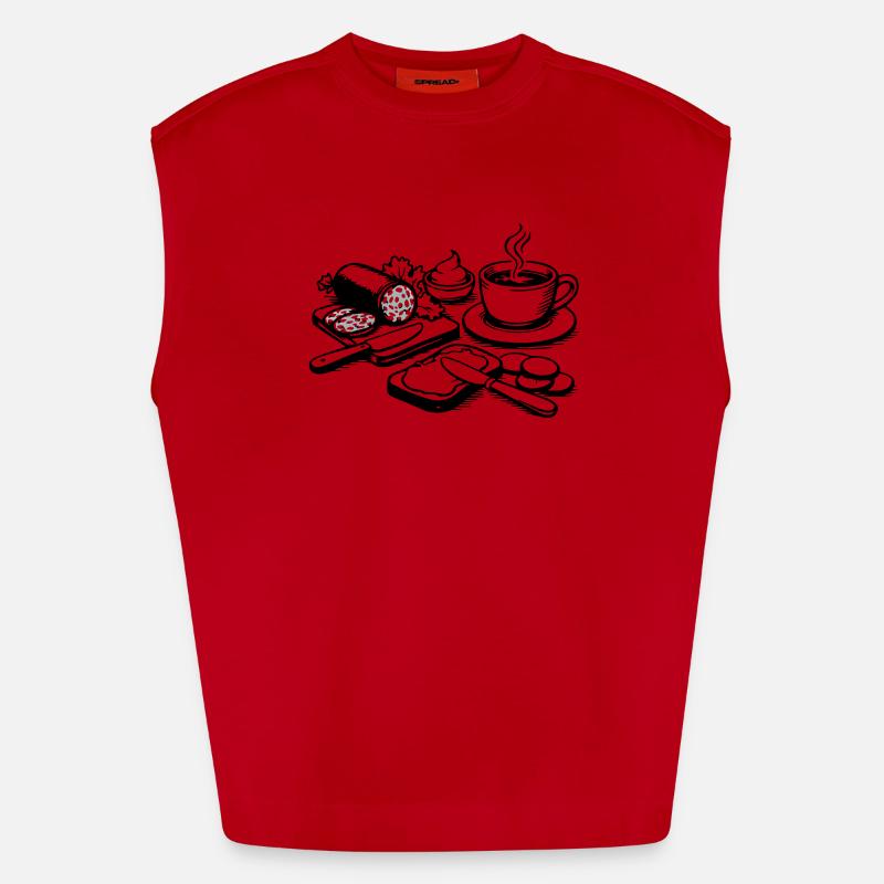 repas Débardeur bio épais oversize fabriqué en UE