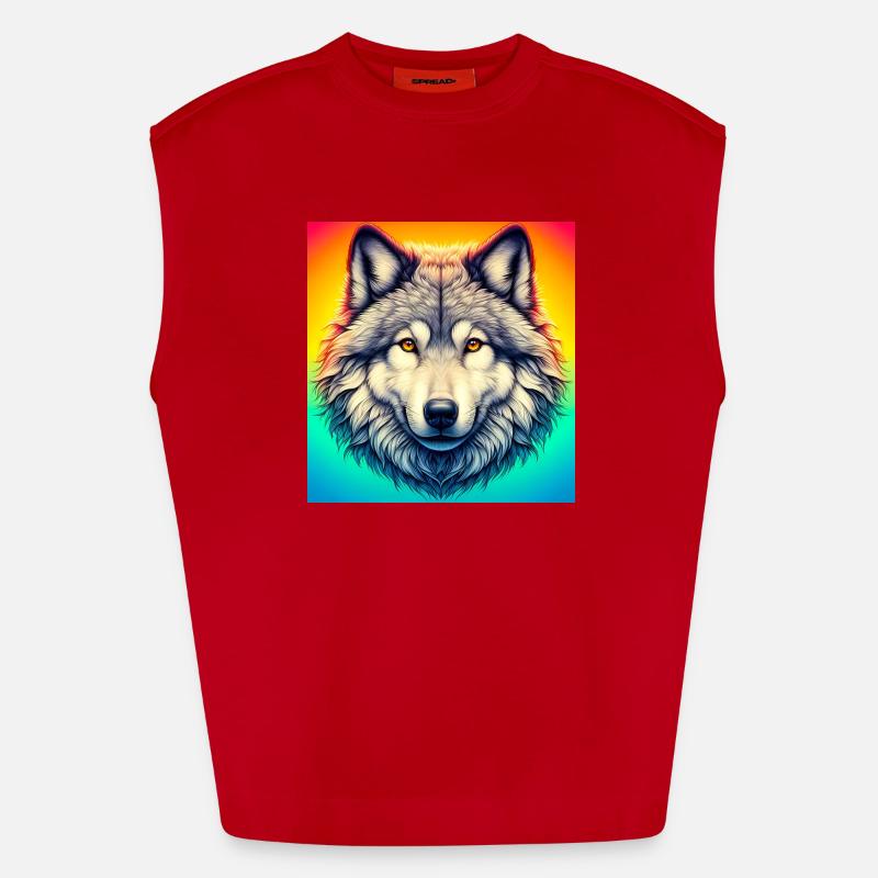 Wolf Heavyweight Oversized Organic Tank Top Made in EU