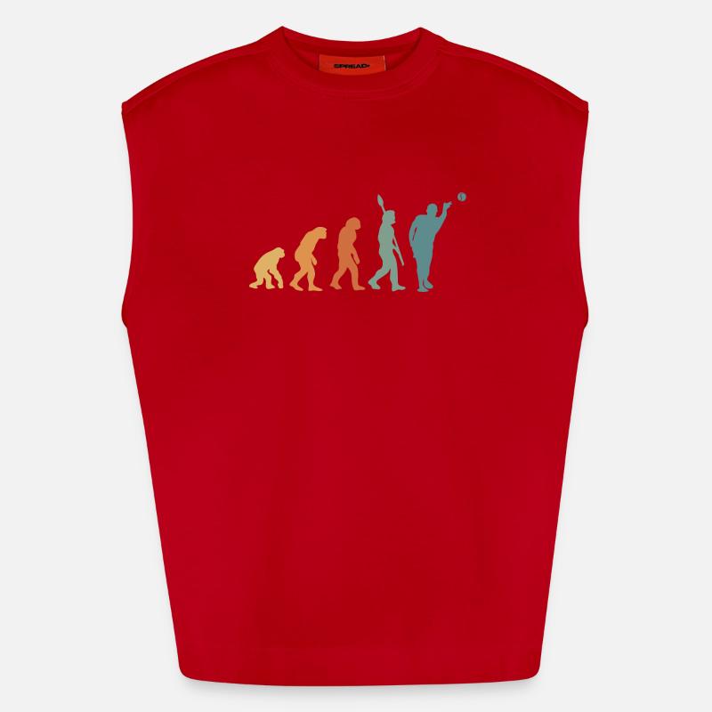 Pétanque Evolution Retro Heavyweight Oversized Organic Tank Top Made in EU