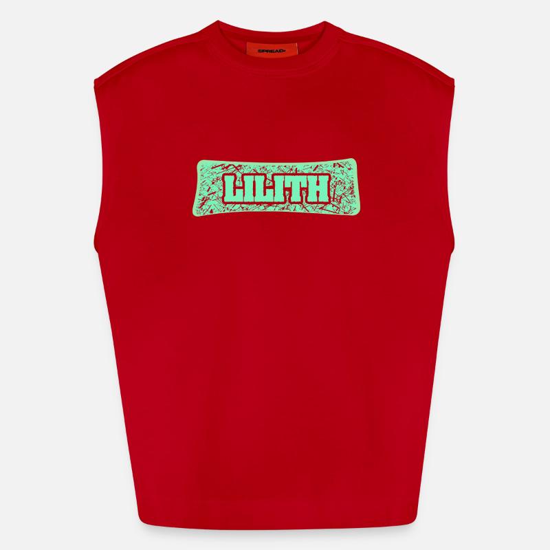 Nom de naissance Lilith Débardeur bio épais oversize fabriqué en UE