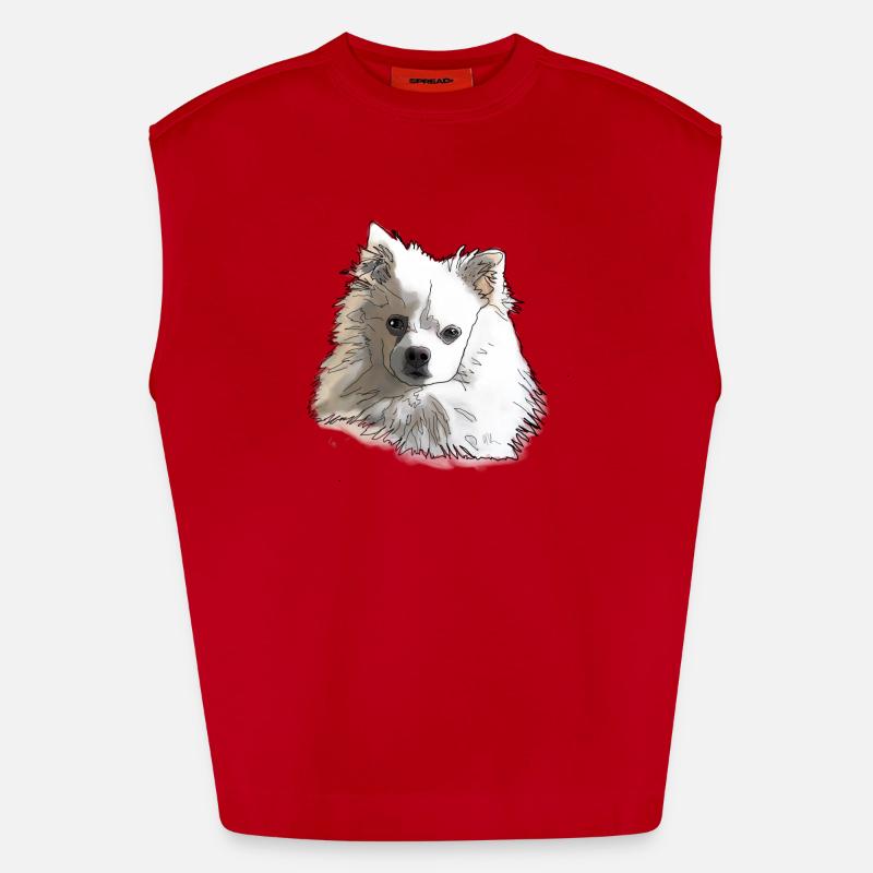 Sharp Heavyweight Oversized Organic Tank Top Made in EU