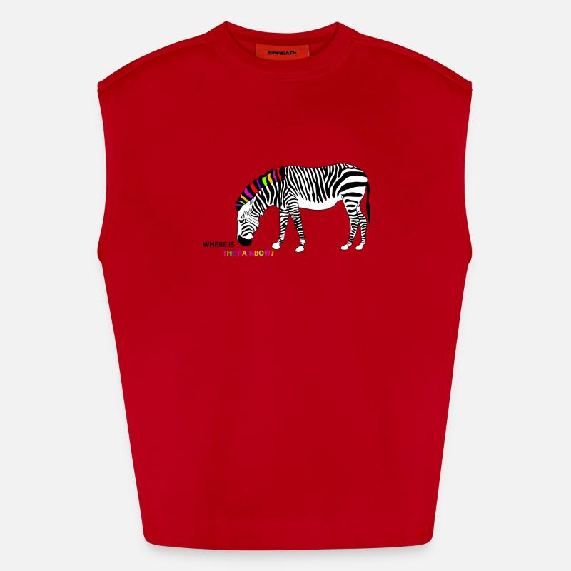 The rainbow Débardeur bio épais oversize fabriqué en UE