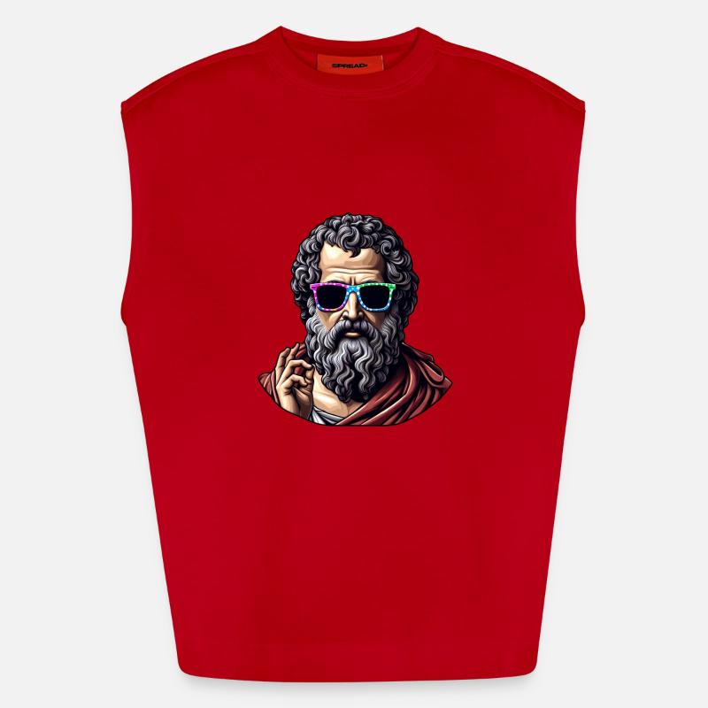 Cool Philosopher Heavyweight Oversized Organic Tank Top Made in EU